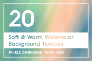 20 Soft Warm Watercolor Textures Review