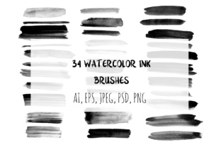 34 Watercolor Ink Brushes Review