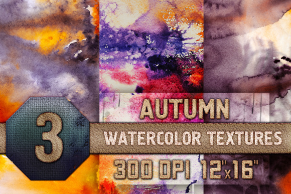 Autumn Halloween Digital Papers Textures
