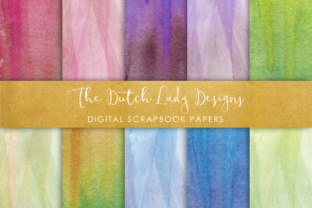 Colorful Marble Watercolor Textures for Crafts