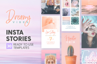Dreamy Vibes Ed. Instagram Stories Web Elements