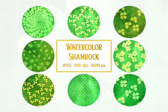 Shamrock Watercolor Backgrounds Review