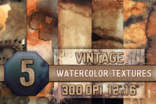 Vintage Watercolor Textures for Bloggers