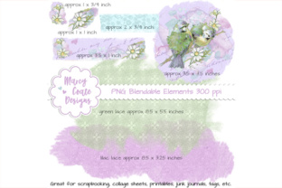 Watercolor Birds Blendable Overlays for Crafts