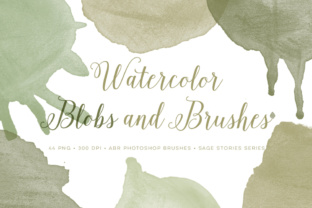 Watercolor Blob PS Brushes Bonus Review