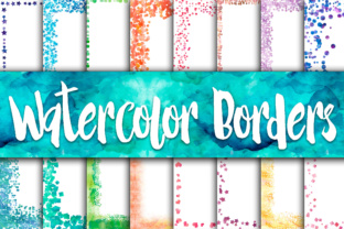Watercolor Borders Digital Paper: A Designer Review