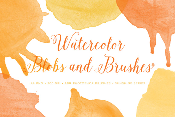 Watercolor Brushes: Decorative Elements for Editors