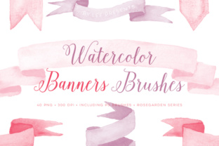 Watercolor Brushes for Photoshop - Banners
