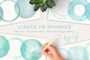 Watercolor Circle Brushes for Real Projects