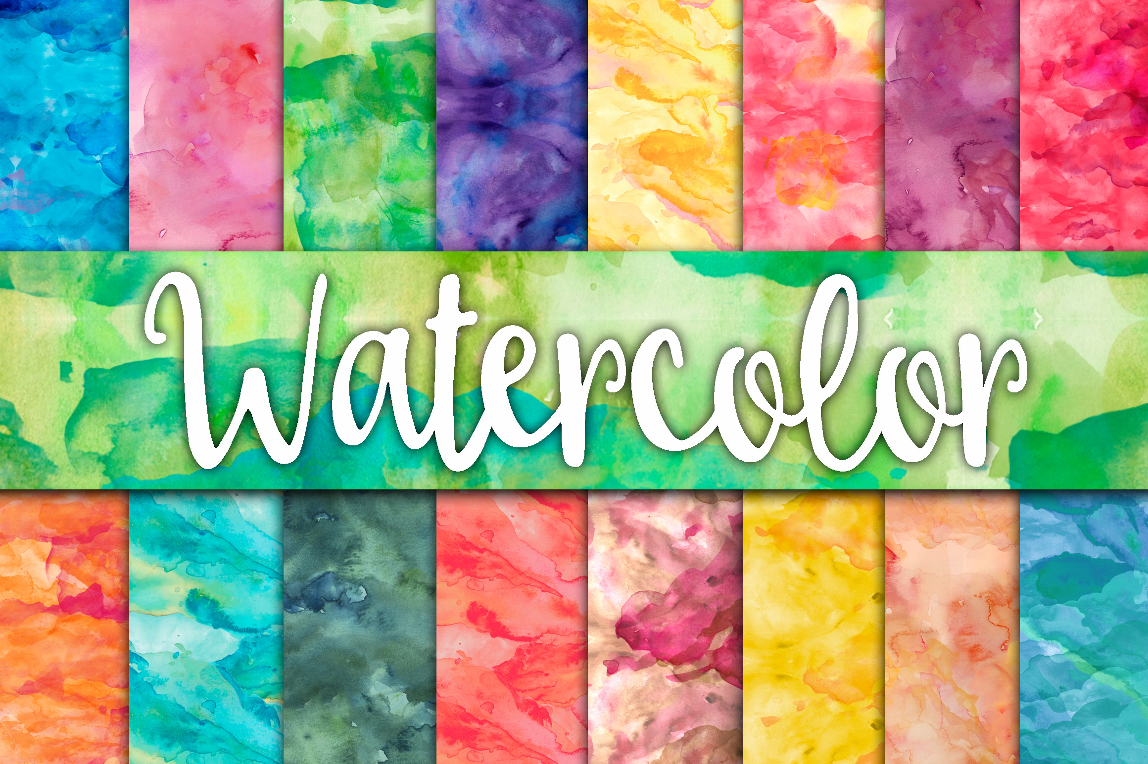 Watercolor Digital Paper Textures Review