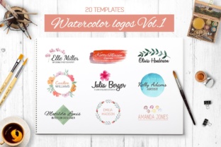 Watercolor Logo Templates V.1 Review