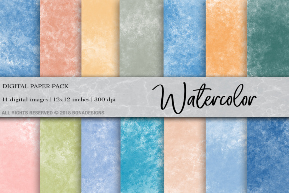 Watercolor Textures for Local Branding