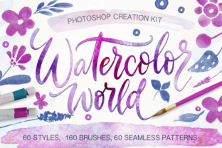 Watercolor World Photoshop Layer Styles Review