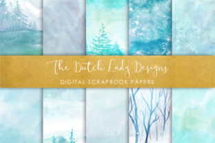 Winter Aqua Blue Patterns for Blogs